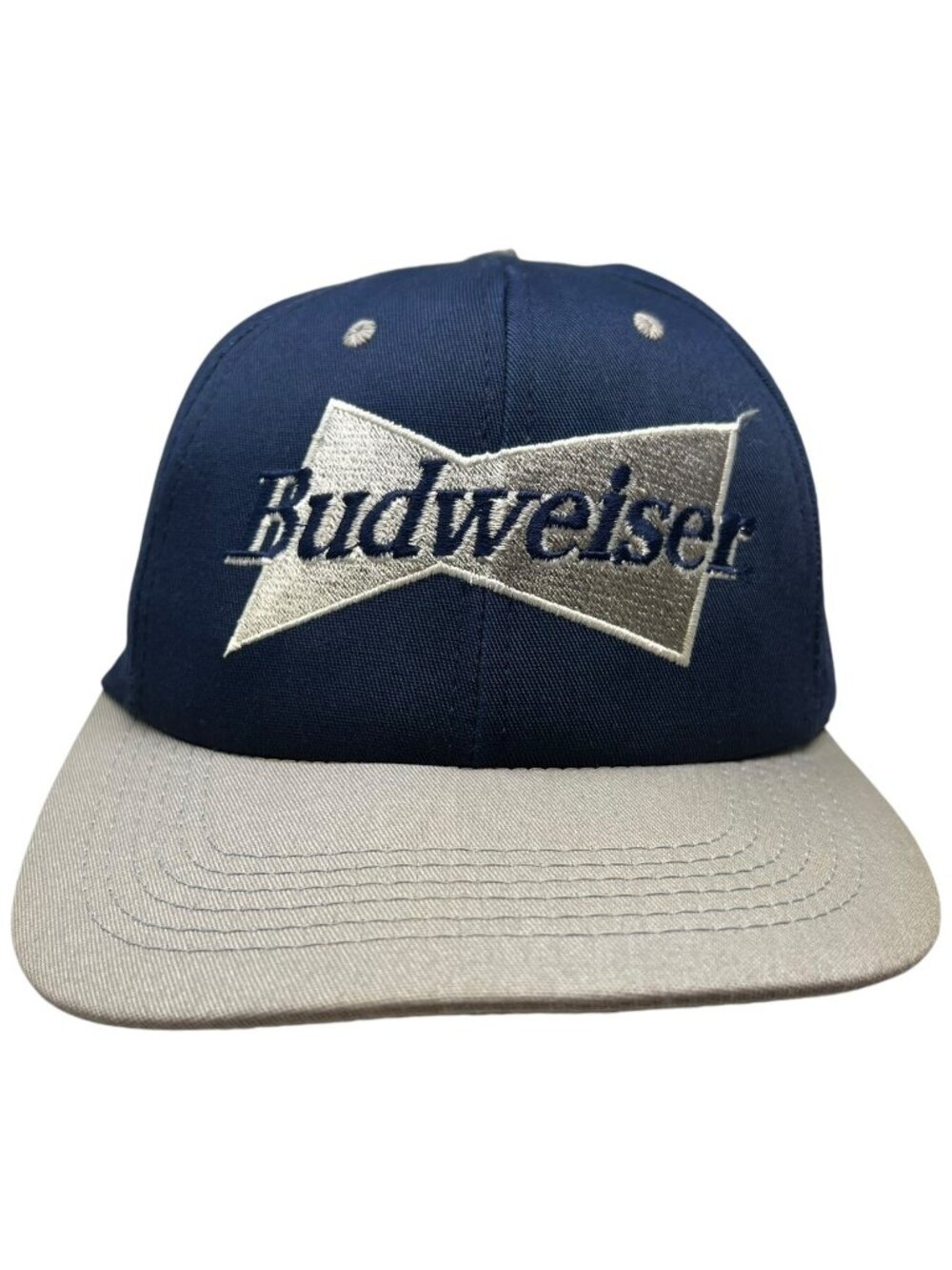 Budweiser Bow Tie Logo Beer Vintage‎ Snapback Hat Cap 1996 Anheuser-Busch Retro